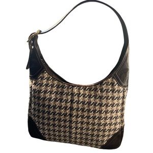Rare Coach Hamilton Hobo Tweed Handbag